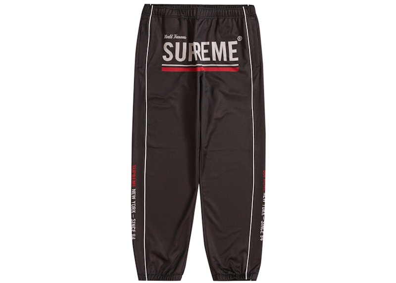 Buy Supreme名作ジャカードトラックパンツ (黒)
