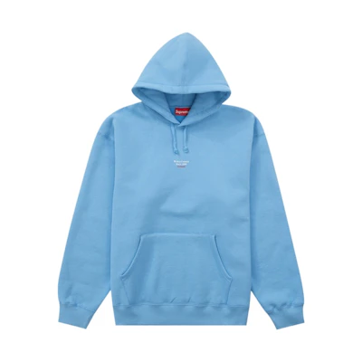 Supreme World Famous Micro Hooded Sweatshirt Light Blue