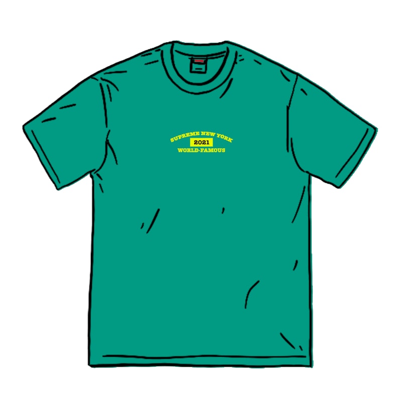 Supreme World Famous S/S Top Pale Green