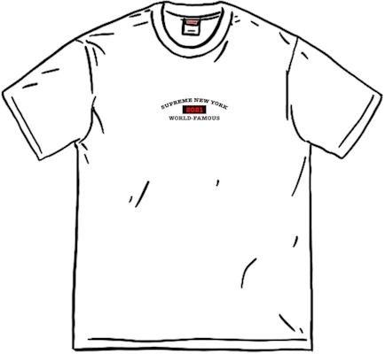 至高無上世界著名短袖上衣 白色 Buy 至高無上世界著名短袖上衣 白色