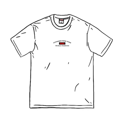 Supreme World Famous S/S Top White