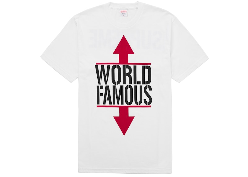 Supreme World Famous Tee White