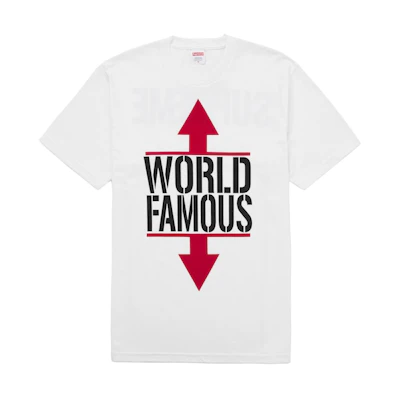 Supreme World Famous Tee White