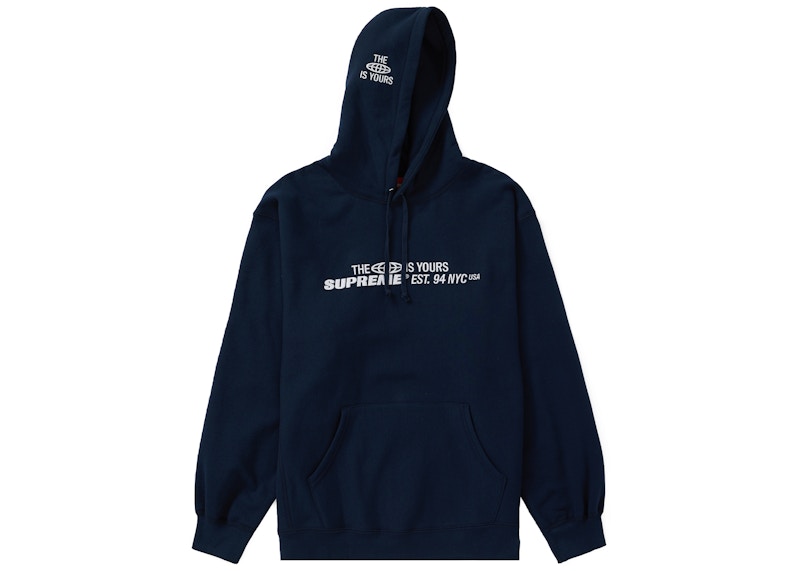 Buy Supreme World Is Yours Baju Hujung Lengan Berhood Navy