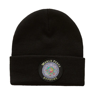 Supreme World Peace Beanie Black