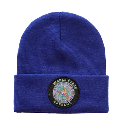 Supreme World Peace Beanie Royal