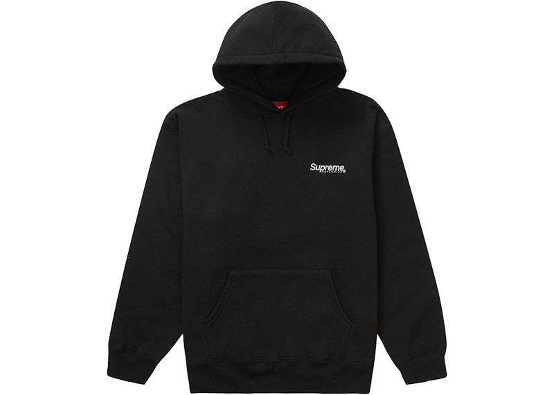 Buy Supreme Worldwide Hooded Sweatshirt Black - Novelship