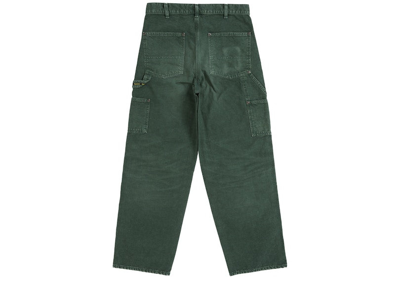 Order 슈프림 워른 더블니 페인터 팬츠 그린