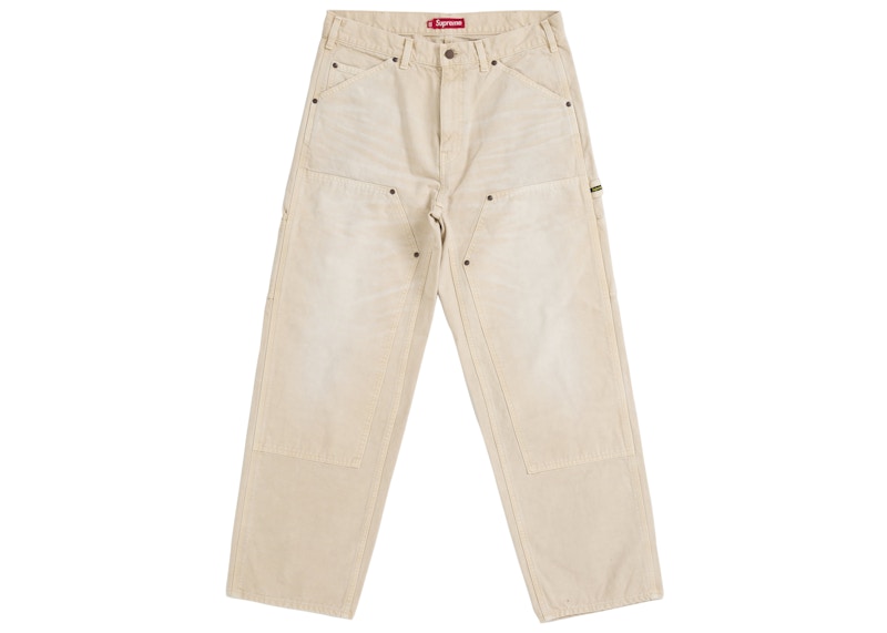 Supreme Worn Double Knee Painter Pant Natural