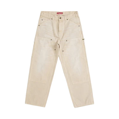 Supreme Worn Double Knee Painter Pant Natural