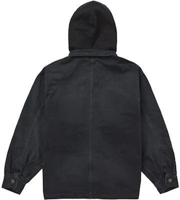 Supreme 做旧连帽工装外套 黑色 Order Supreme 做旧连帽工装外套 黑色
