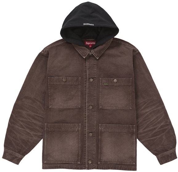 supreme-worn-hooded-chore-coat-brown