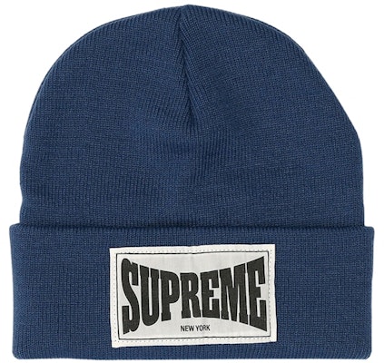 Supreme 编织标签针织帽 石板色 Buy Supreme 编织标签针织帽 石板色