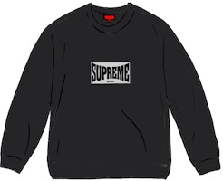 Supreme Woven Label L/S Top Black Supreme Woven Label L/S Top Black