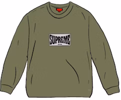 Supreme Woven Label L/S Top Olive Supreme Woven Label L/S Top Olive