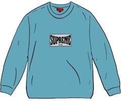 Supreme Woven Label L/S Top Slate