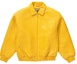 Buy Supreme Jaket Varsity Kulit Anyaman Kuning
