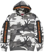 Supreme Woven Patches Hooded Sweatshirt Snow Camo Supreme Woven Patches Hooded Sweatshirt Snow Camo