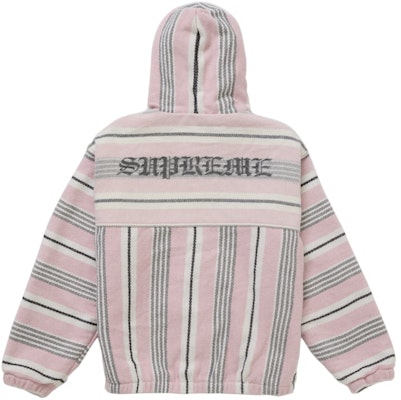Supreme 條紋織物連帽外套 粉色 Order Supreme 條紋織物連帽外套 粉色