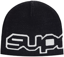 Supreme Wrap Logo Beanie Black Supreme Wrap Logo Beanie Black