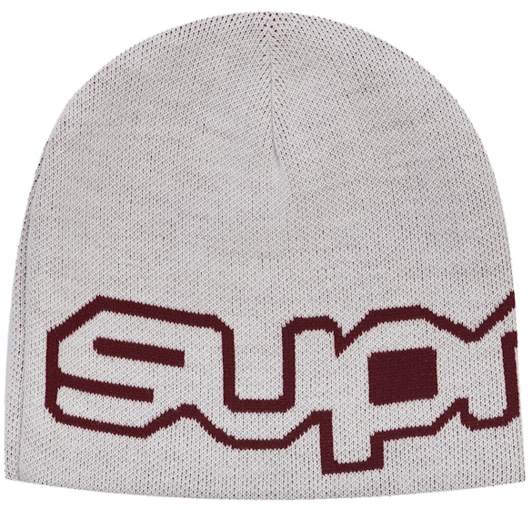 supreme-wrap-logo-beanie-white