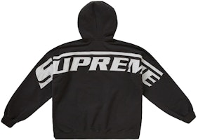 Supreme Wrapped Half Zip Hooded Sweatshirt Washed Black Supreme Wrapped Half Zip Hooded Sweatshirt Washed Black