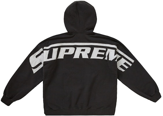 Supreme Sudadera Con Capucha Cremallera Media Negra Lavada Buy Supreme Sudadera Con Capucha Cremallera Media Negra Lavada
