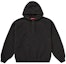 Order Supreme Sudadera Con Capucha Cremallera Media Negra Lavada