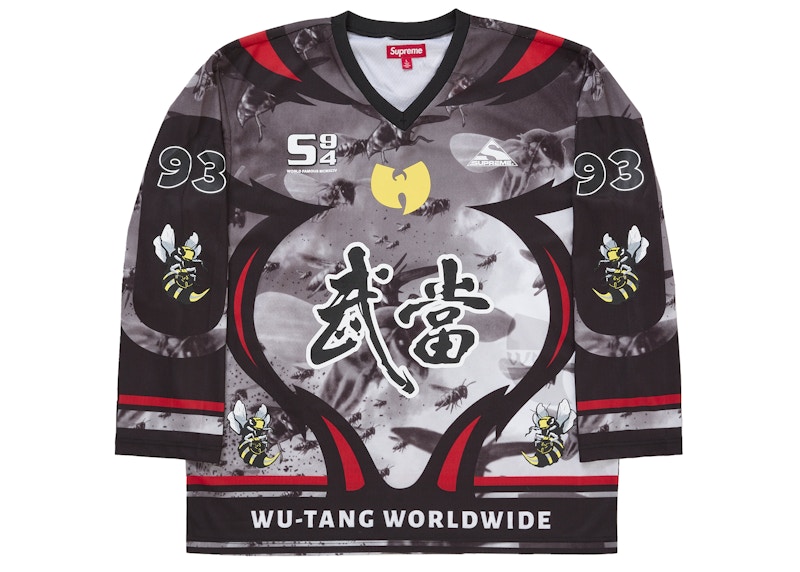 Supreme Wu-Tang Clan Hockey Jersey Black