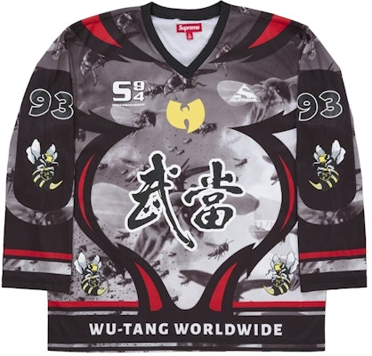 Supreme Wu-Tang Clan Hockey Jersey Black Buy Supreme Wu-Tang Clan Hockey Jersey Black