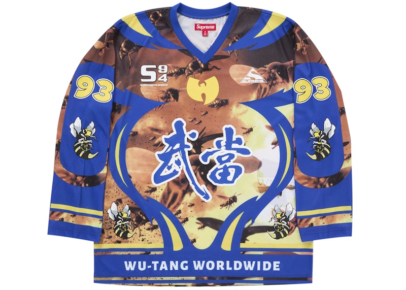 Supreme Wu-Tang Clan Hockey Jersey Blue