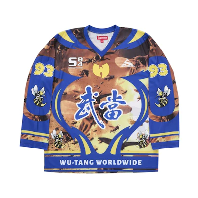 Supreme Wu-Tang Clan Hockey Jersey Blue