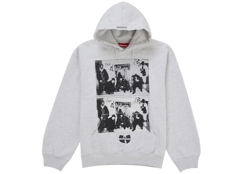 Supreme Wu-Tang Clan Hooded Sweatshirt Heather Grey