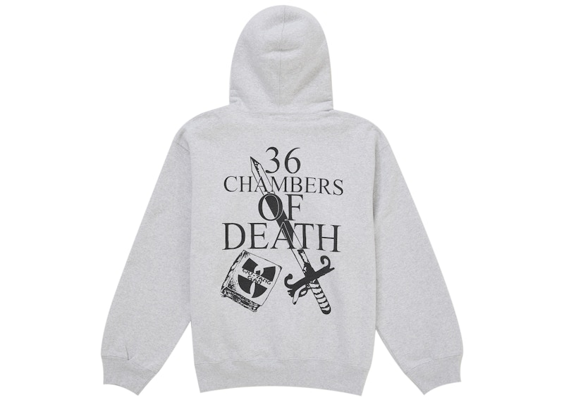 Supreme Wu-Tang Clan Hooded Sweatshirt Heather Grey 圖 2
