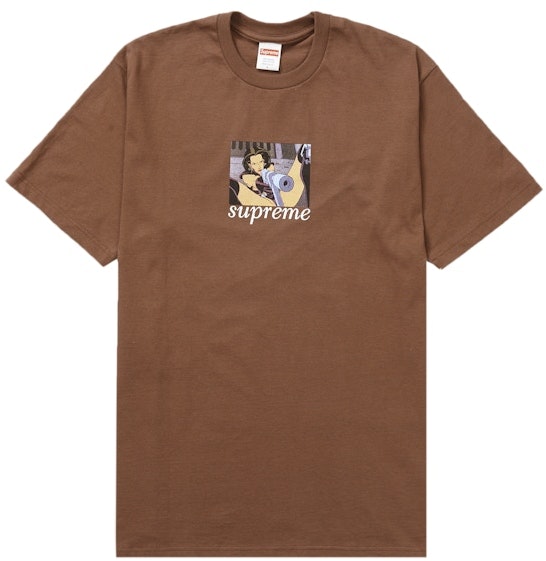 supreme-x-aeon-flux-gun-tee-brown
