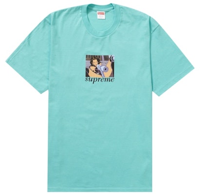 Supreme x Aeon Flux Gun Tee 'Teal' Buy Supreme x Aeon Flux Gun Tee 'Teal'
