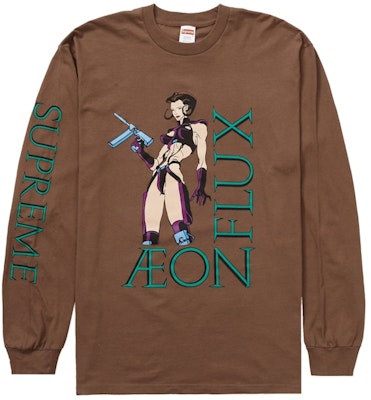 Supreme x エイオン・フラックス 長袖T(茶)
Buy Supreme x エイオン・フラックス 長袖T(茶)