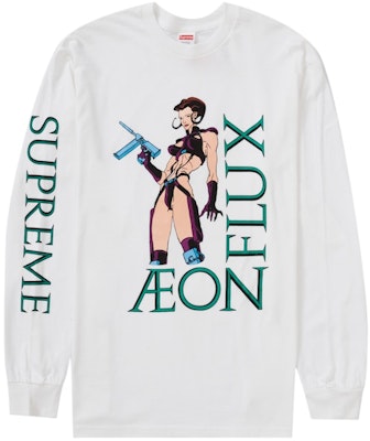 Supreme x Aeon Flux L/S Tee 'White' Buy Supreme x Aeon Flux L/S Tee 'White'