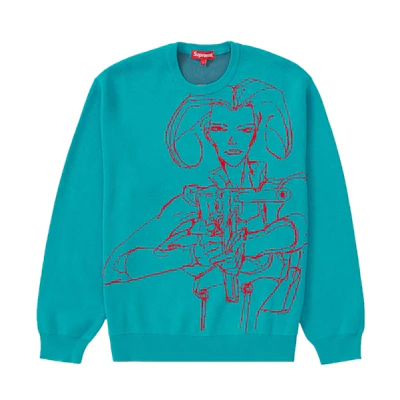 Supreme Aeon Flux Sweater 'Cyan'