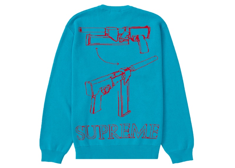 Supreme Aeon Flux Sweater 'Cyan' 圖 2