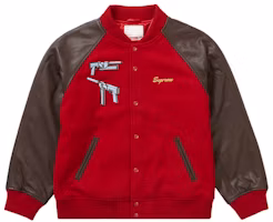 Supreme x Aeon Flux Varsity Jacket 'Red' Supreme x Aeon Flux Varsity Jacket 'Red'