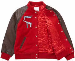 Order Jaket Varsiti Supreme x Aeon Flux 'Merah'