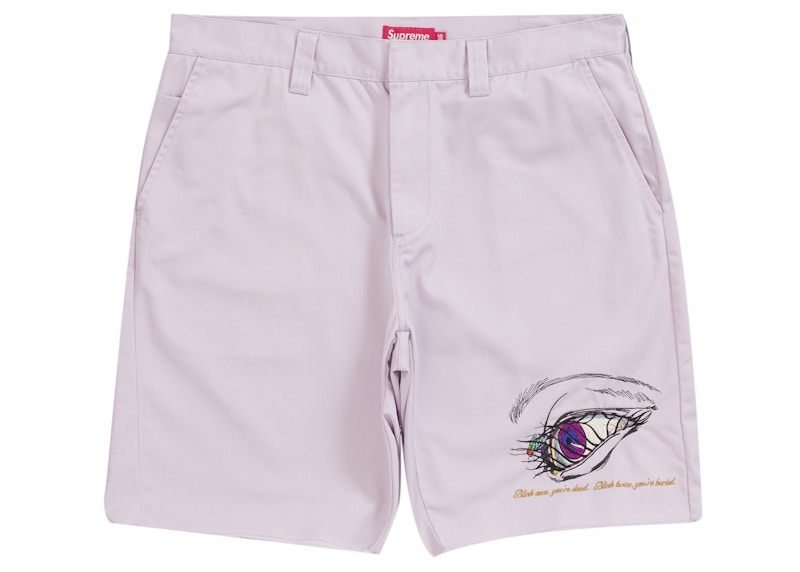 Supreme x Aeon Flux Work Short 'Lavender'