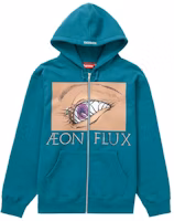 Supreme x Aeon Flux Zip Up Hooded Sweatshirt 'Teal'