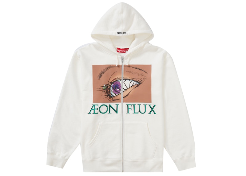 Buy Supreme x Aeon Flux Zip Up Hooded Sweatshirt ‘Putih’