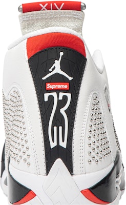 Supreme x Air Jordan 14 Retro 'White' BV7630-106 Sizing Supreme x Air Jordan 14 Retro 'White' BV7630-106