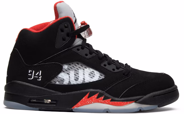 Supreme x Air Jordan 5 Retro 'Black' 824371-001 Buy Supreme x Air Jordan 5 Retro 'Black' 824371-001