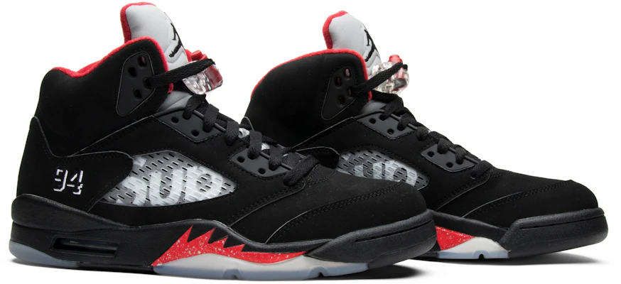 Supreme x Air Jordan 5 Retro 'Black' 824371-001 Cheap Supreme x Air Jordan 5 Retro 'Black' 824371-001