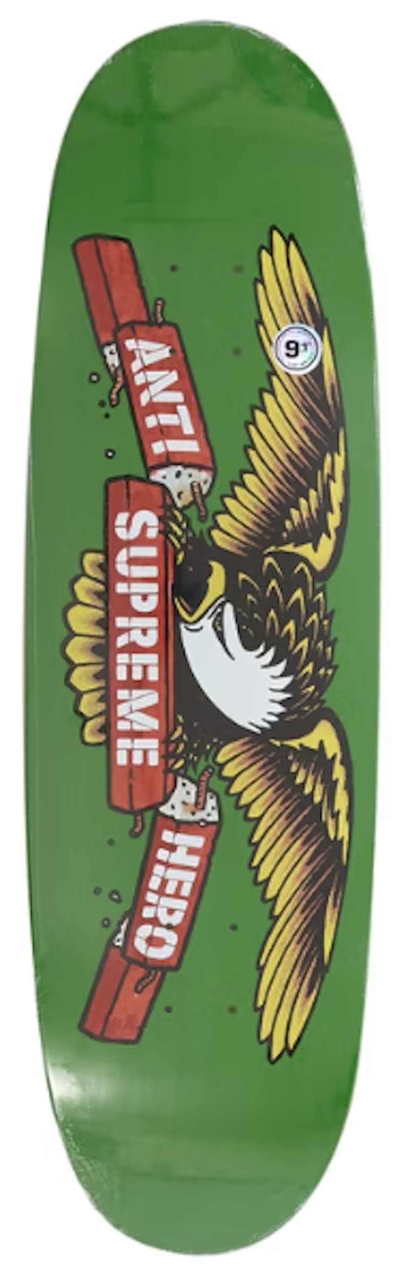 Supreme x ANTIHERO Curbs Skateboard Deck Green