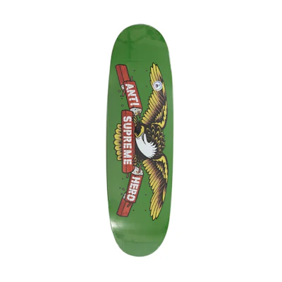Supreme ANTIHERO Curbs Skateboard Deck Green
